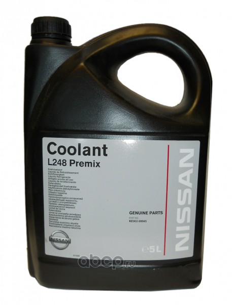 Антифриз Coolant L248 готовый зеленый 5 л